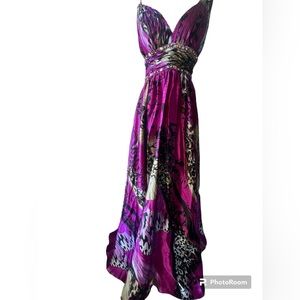 Dancing Queen maxi dress Sz S made in USA